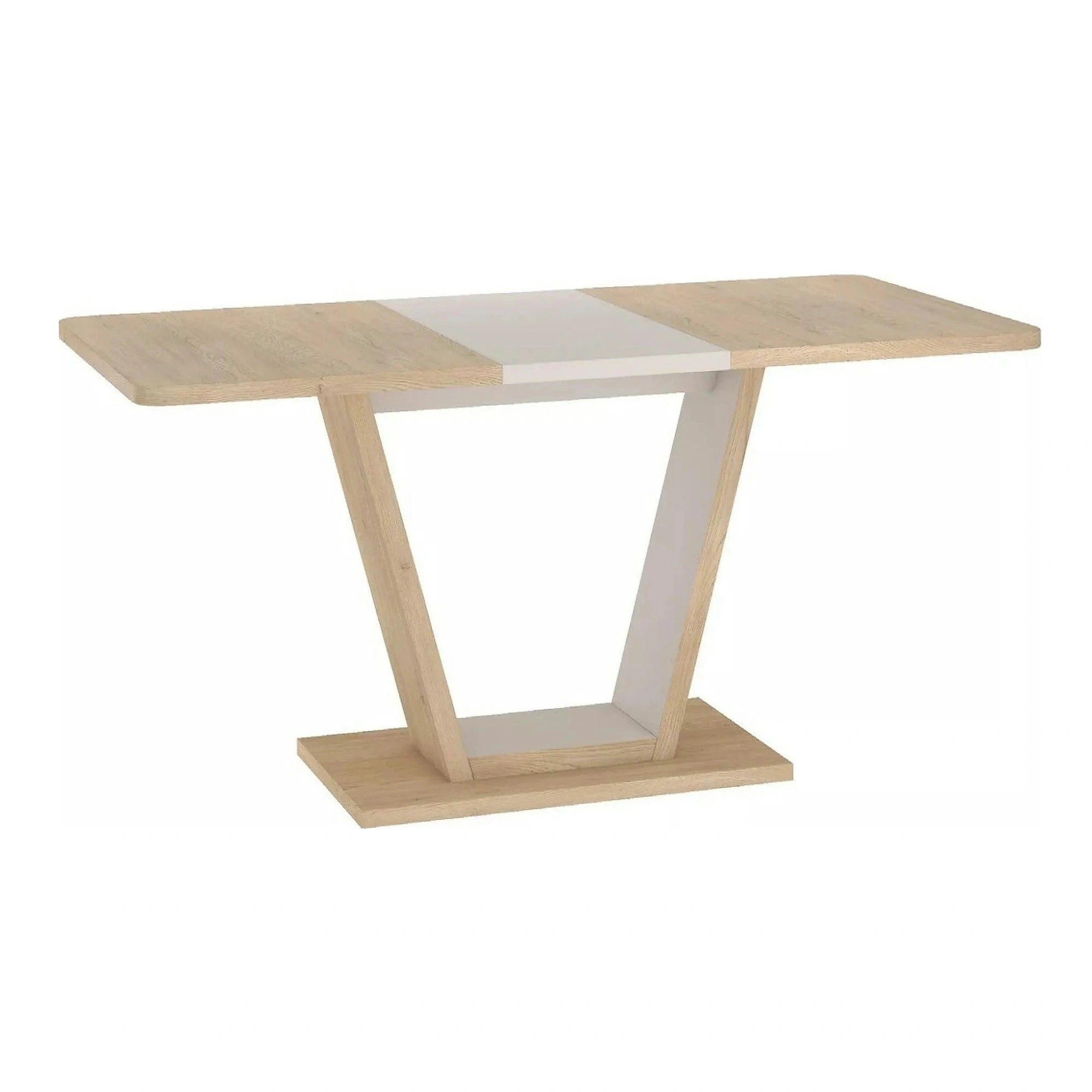 Masa extensibila NIGEL, stejar/casmir, PAL laminat, 120/160x80x76 cm