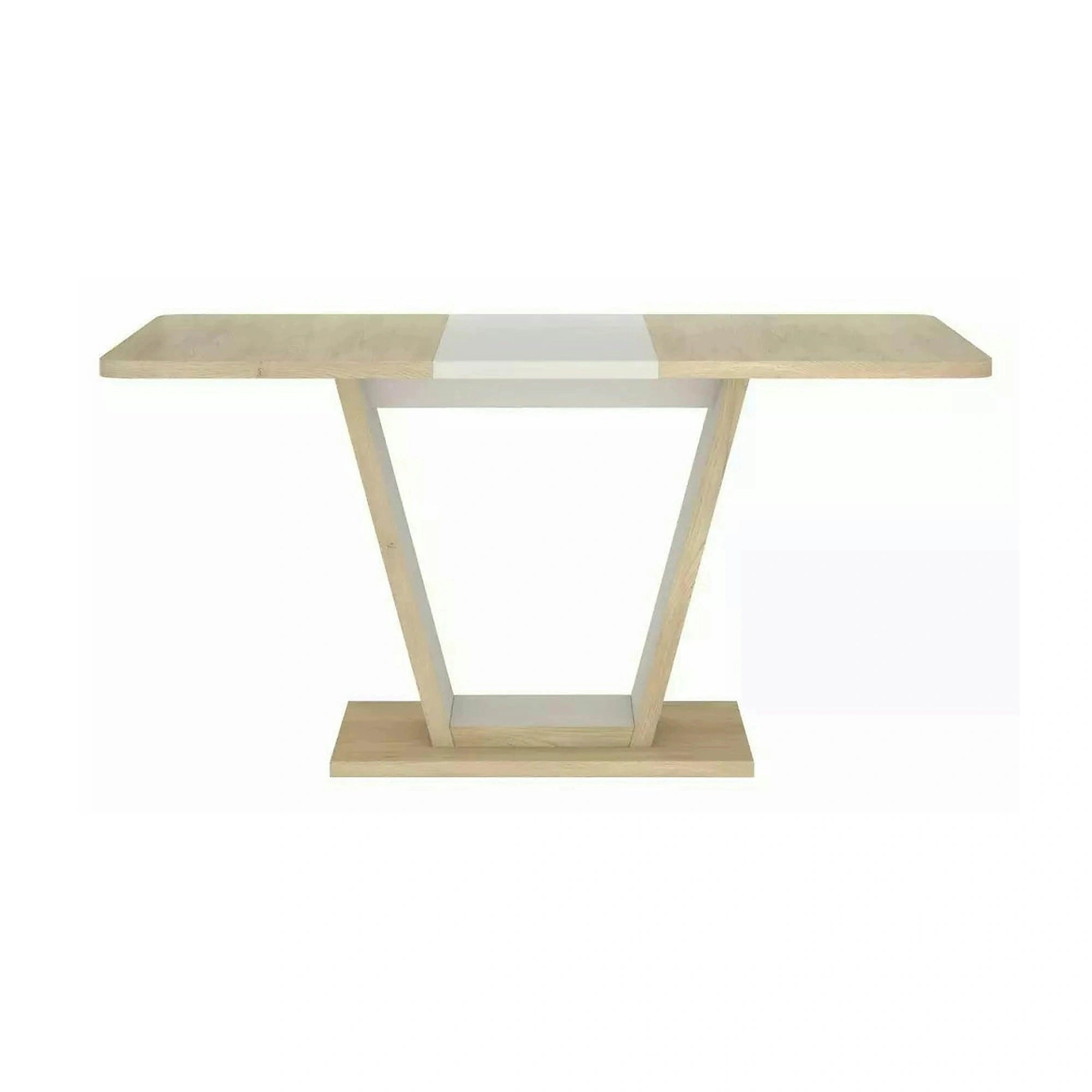 Masa extensibila NIGEL, stejar/casmir, PAL laminat, 120/160x80x76 cm