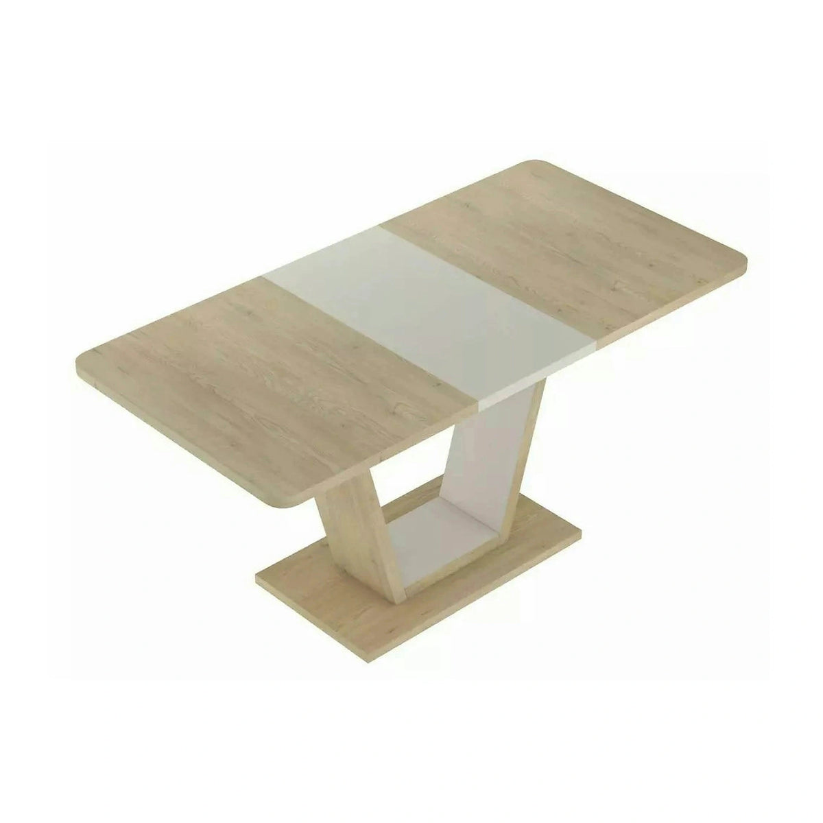 Masa extensibila NIGEL, stejar/casmir, PAL laminat, 120/160x80x76 cm