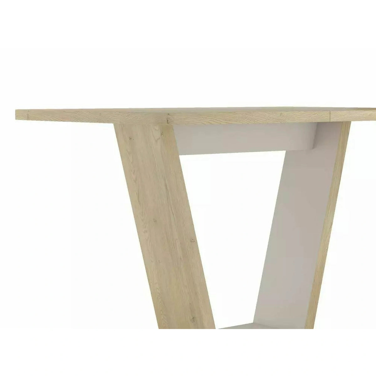 Masa extensibila NIGEL, stejar/casmir, PAL laminat, 120/160x80x76 cm