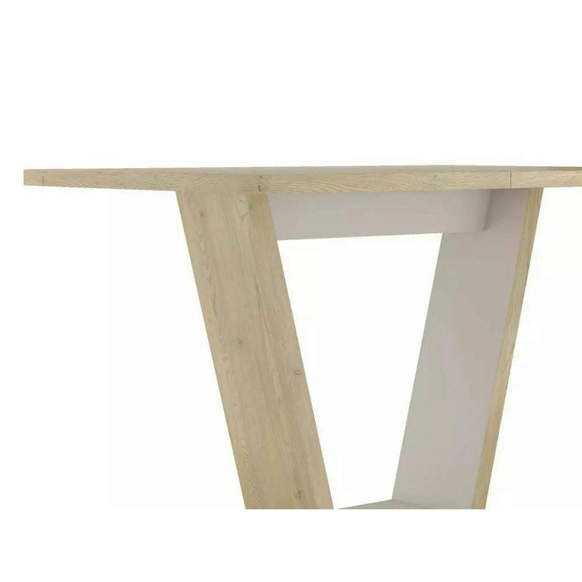 Masa extensibila NIGEL, stejar/casmir, PAL laminat, 120/160x80x76 cm