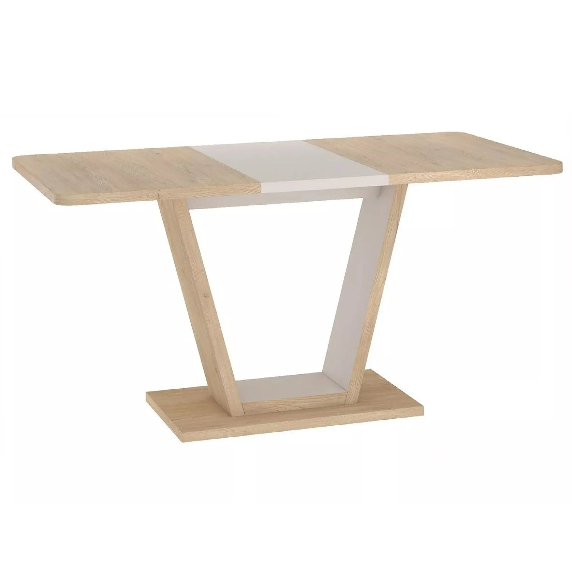 Masa extensibila NIGEL, stejar/casmir, PAL laminat, 120/160x80x76 cm