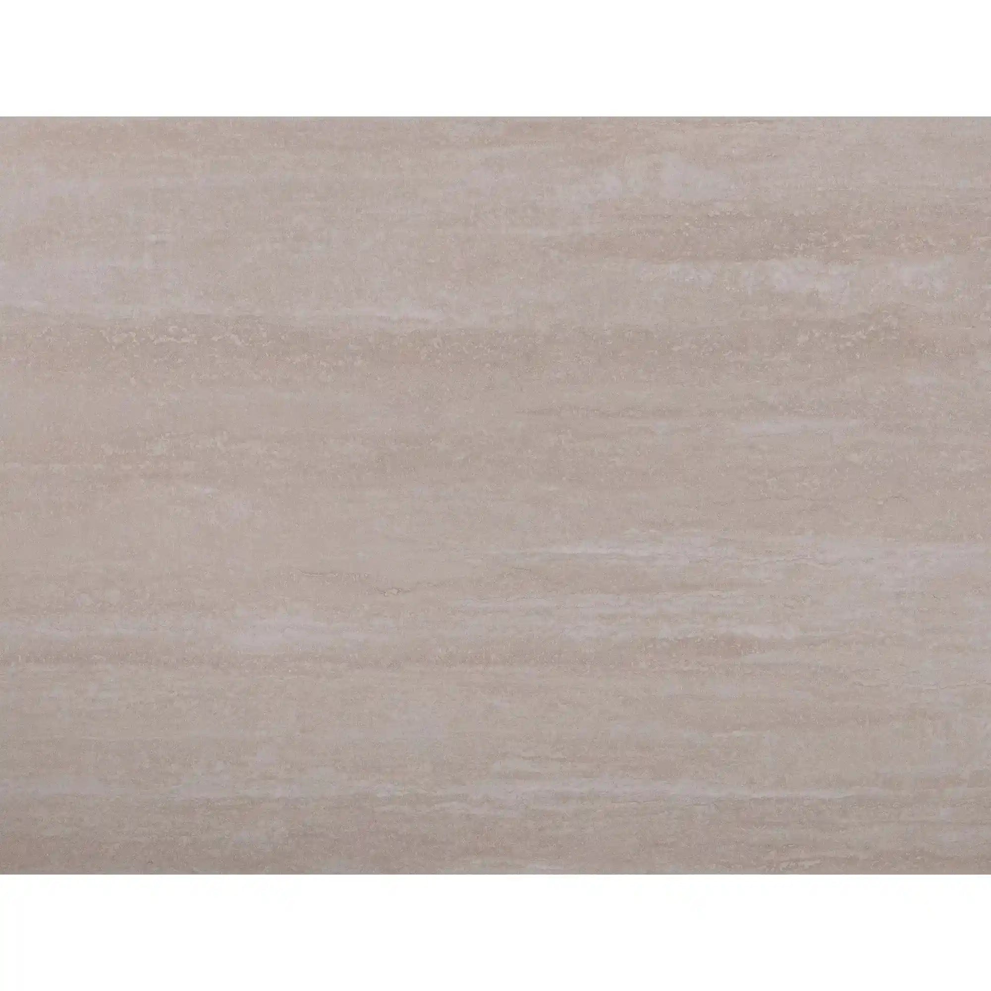 Masa extensibila NORTON, piatra travertin/negru, ceramica/metal, 160/240x90x75 cm