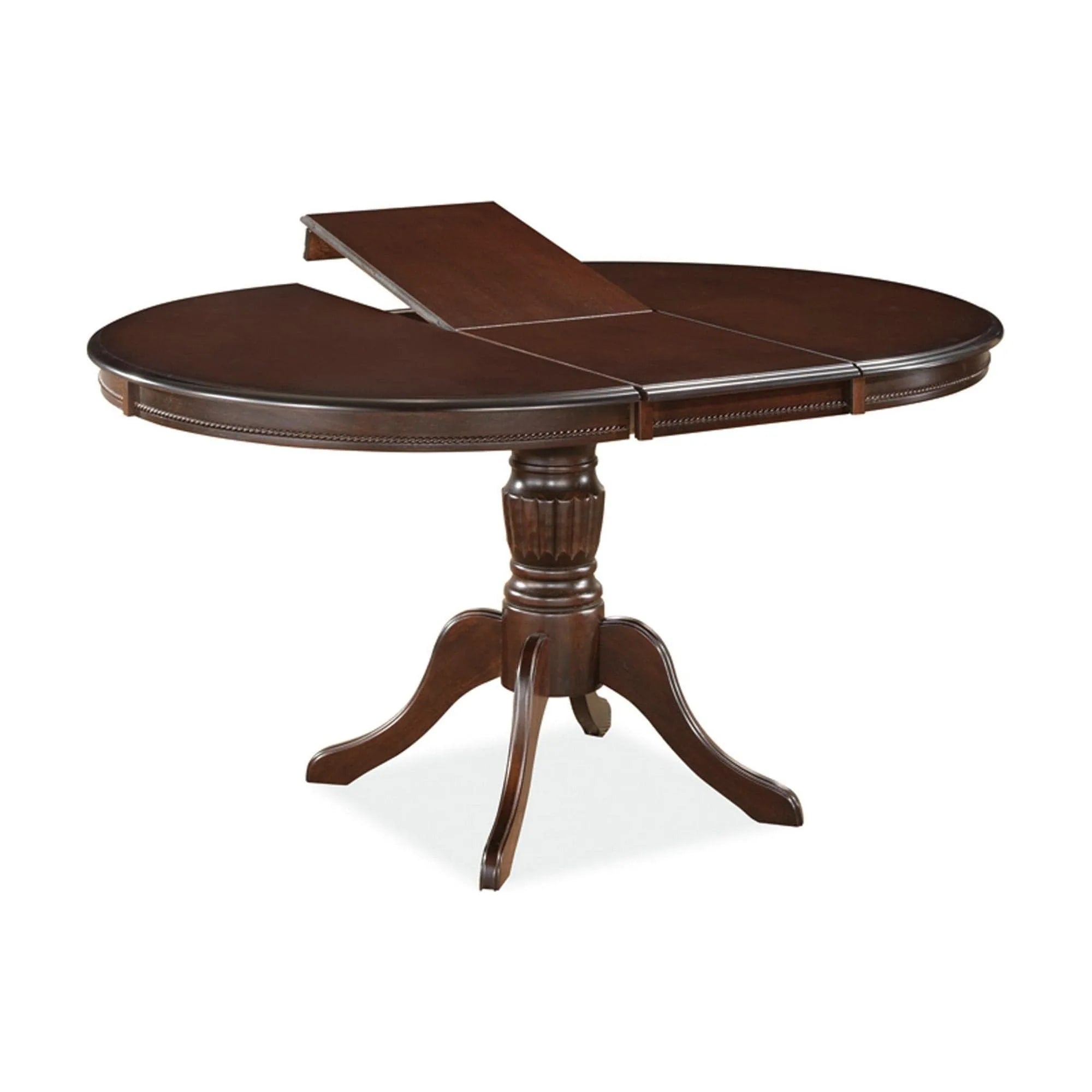 Masa extensibila OLIVIA, nuc inchis, 106/141x106x76 cm