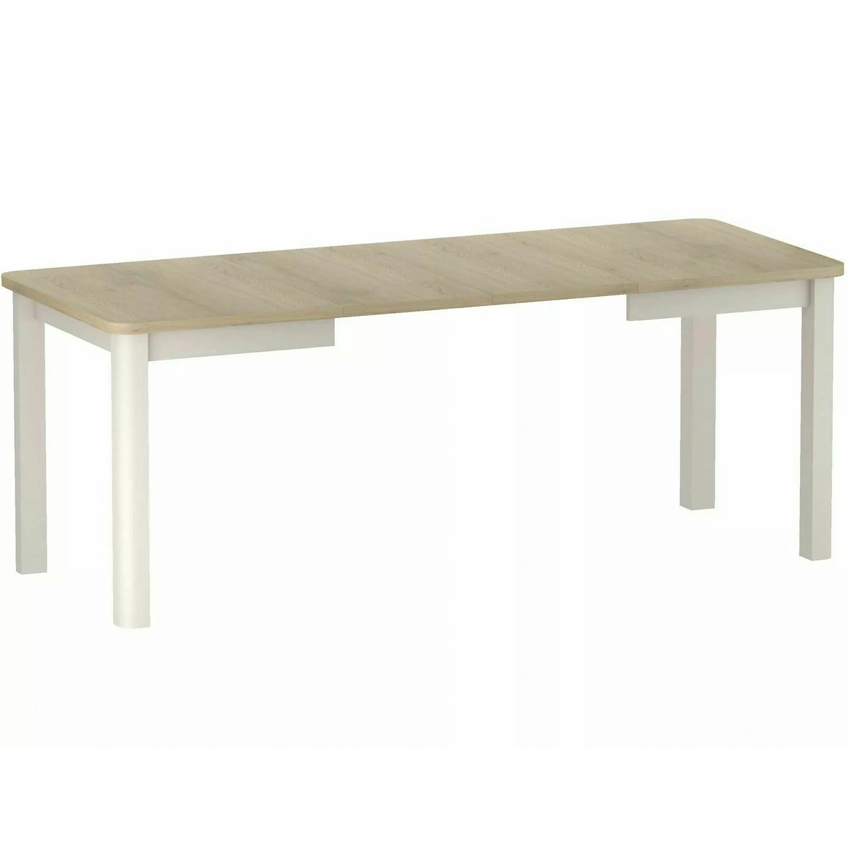 Masă extensibilă OSKAR, stejar cremona/cașmir, PAL laminat/MDF, 80–200x80x76 cm