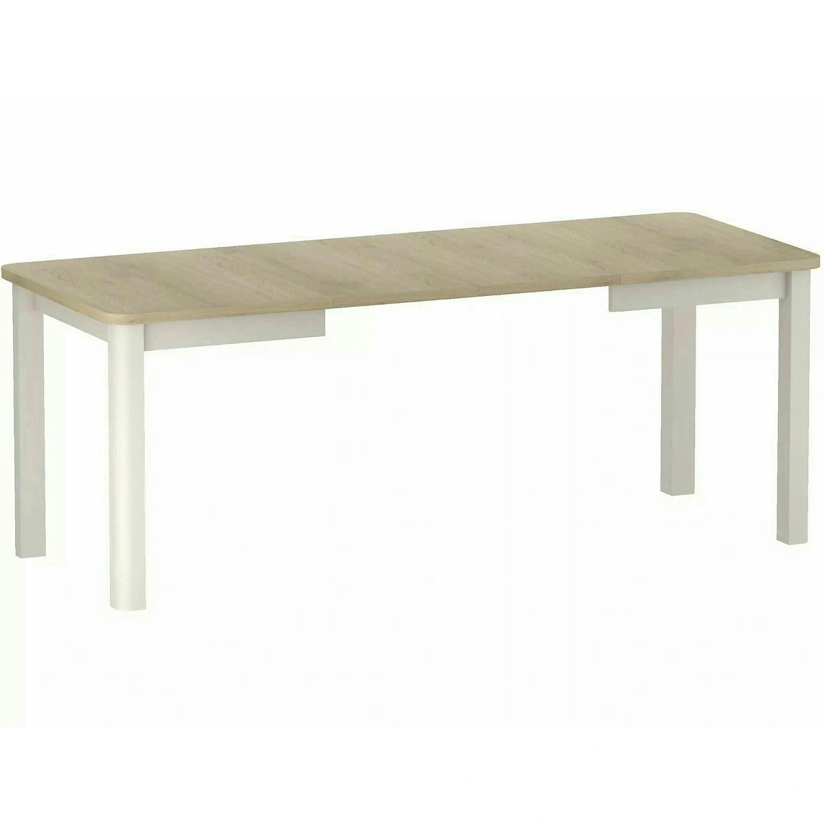 Masă extensibilă OSKAR, stejar cremona/cașmir, PAL laminat/MDF, 80–200x80x76 cm