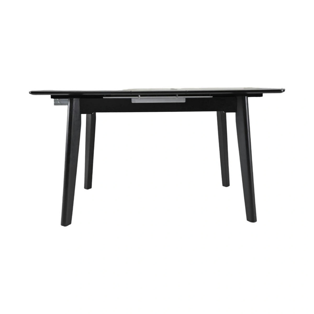 Masa extensibila OSTEN, gri cu efect de marmura/negru, 140/180x80x76 cm
