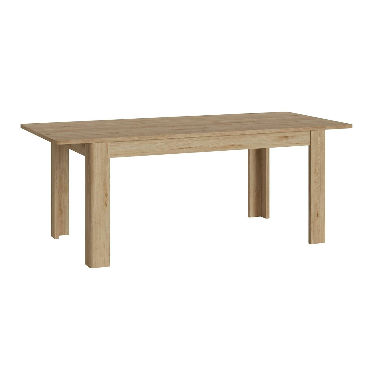 Masa extensibila PARILLA, stejar, PAL laminat, 160/200x90x76 cm