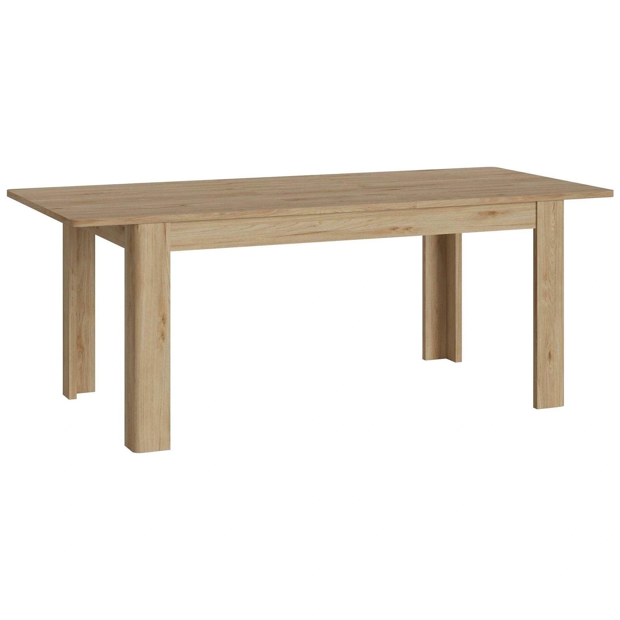 Masa extensibila PARILLA, stejar, PAL laminat, 160/200x90x76 cm