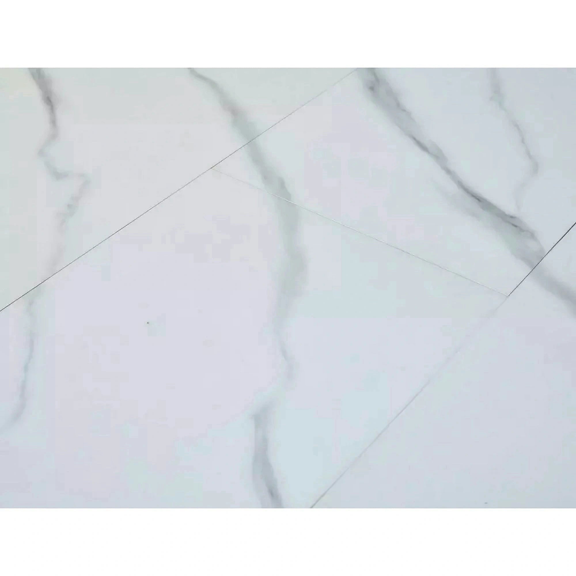 Masa extensibila pentru sufragerie GASTON, alb/negru, 100/135x100x75 cm