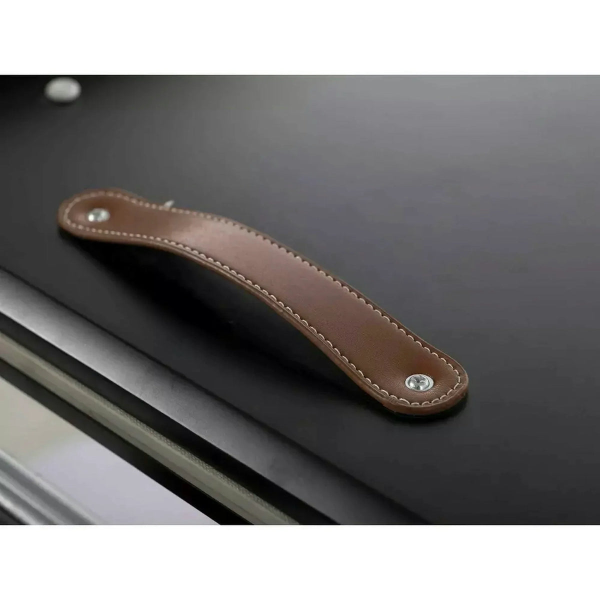 Masa extensibila pentru sufragerie LOGAN, alb/negru, 160/200x90x76 cm