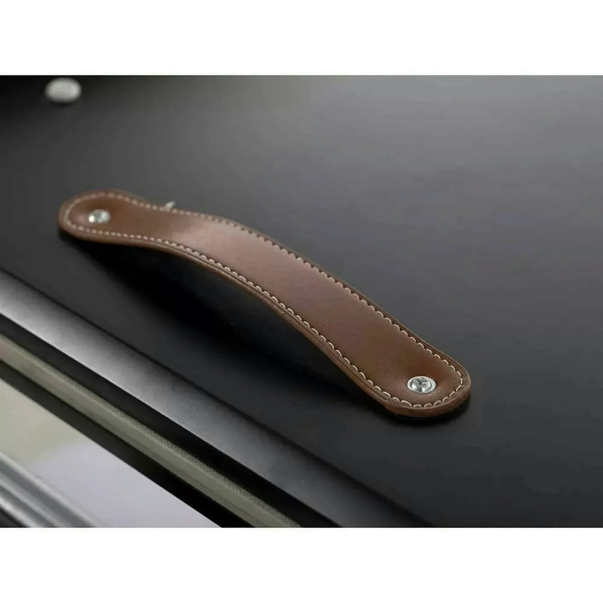 Masa extensibila pentru sufragerie LOGAN, alb/negru, 160/200x90x76 cm