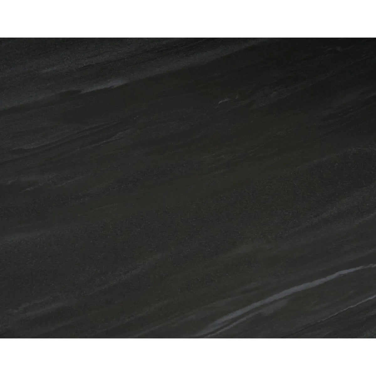 Masa extensibila REEF, gri antracit cu efect de piatra/negru, ceramica/metal, 90/140x70x75 cm