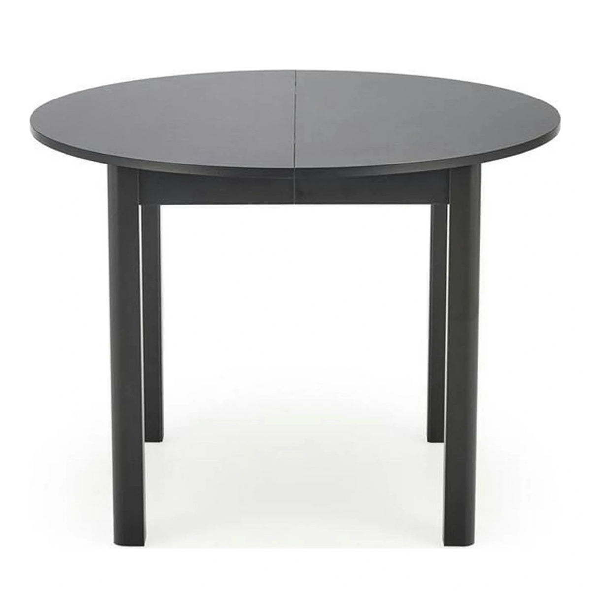 Masa extensibila RINGO, negru, PAL furniruit, 102/142x102x76 cm