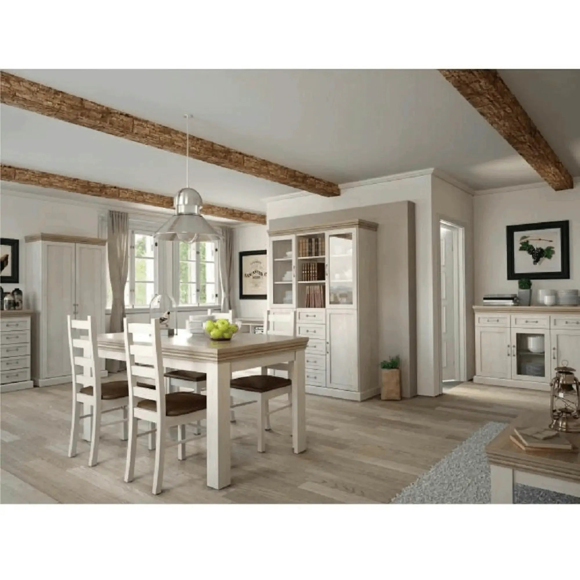 Masa extensibila ROYAL ST, pin nordic/stejar salbatic, PAL laminat, 160/203x90x82 cm