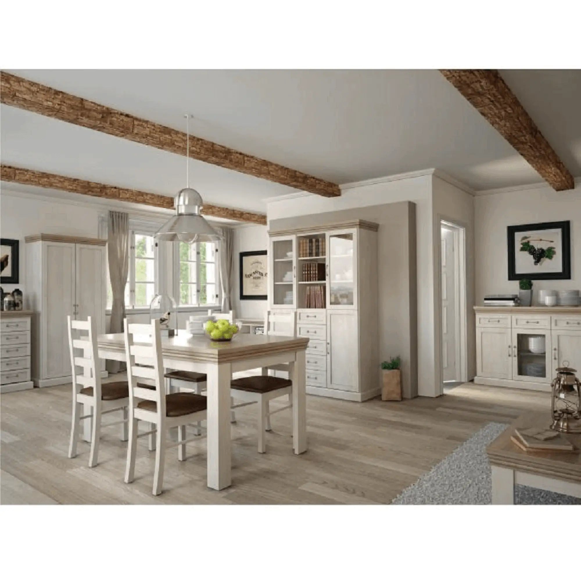 Masa extensibila ROYAL ST, pin nordic/stejar salbatic, PAL laminat, 160/203x90x82 cm