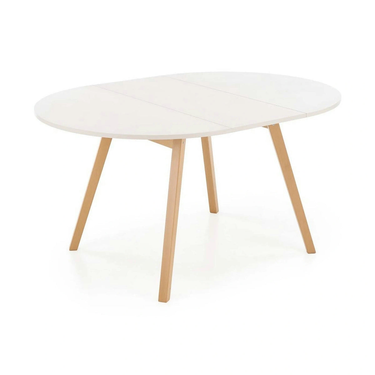 Masa extensibila RUBEN, casmir/stejar, PAL, 102/142x102x73 cm