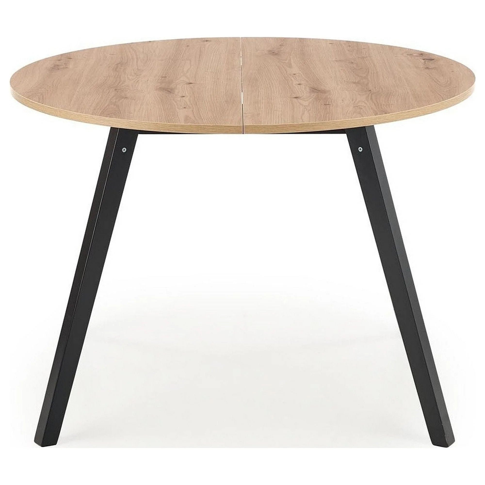 Masa extensibila RUBEN, stejar artisan/negru, 102/142x102x73 cm