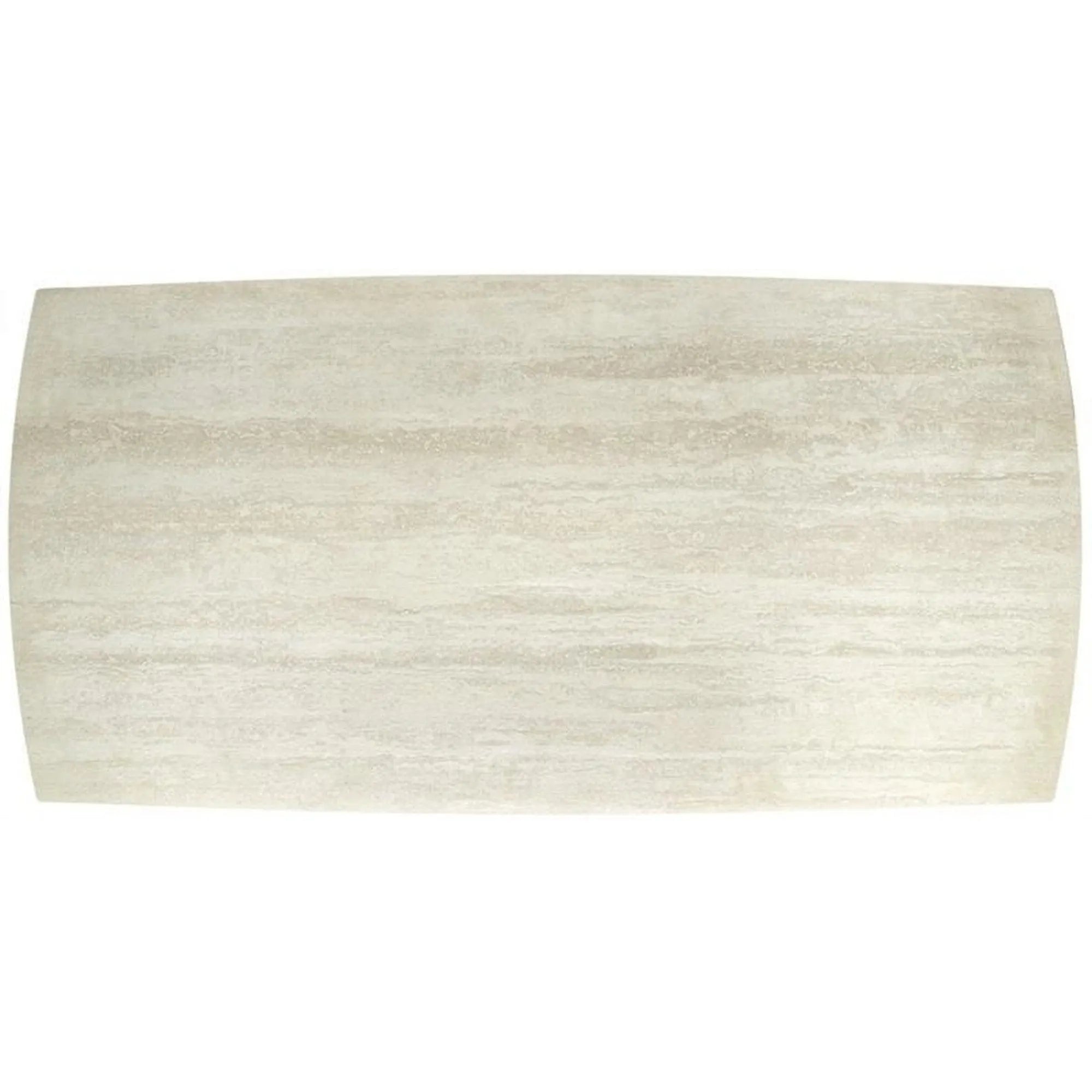 Masa extensibila SALIX, travertin/casmir, piatra sinterizata/otel, 180/260x90x76 cm