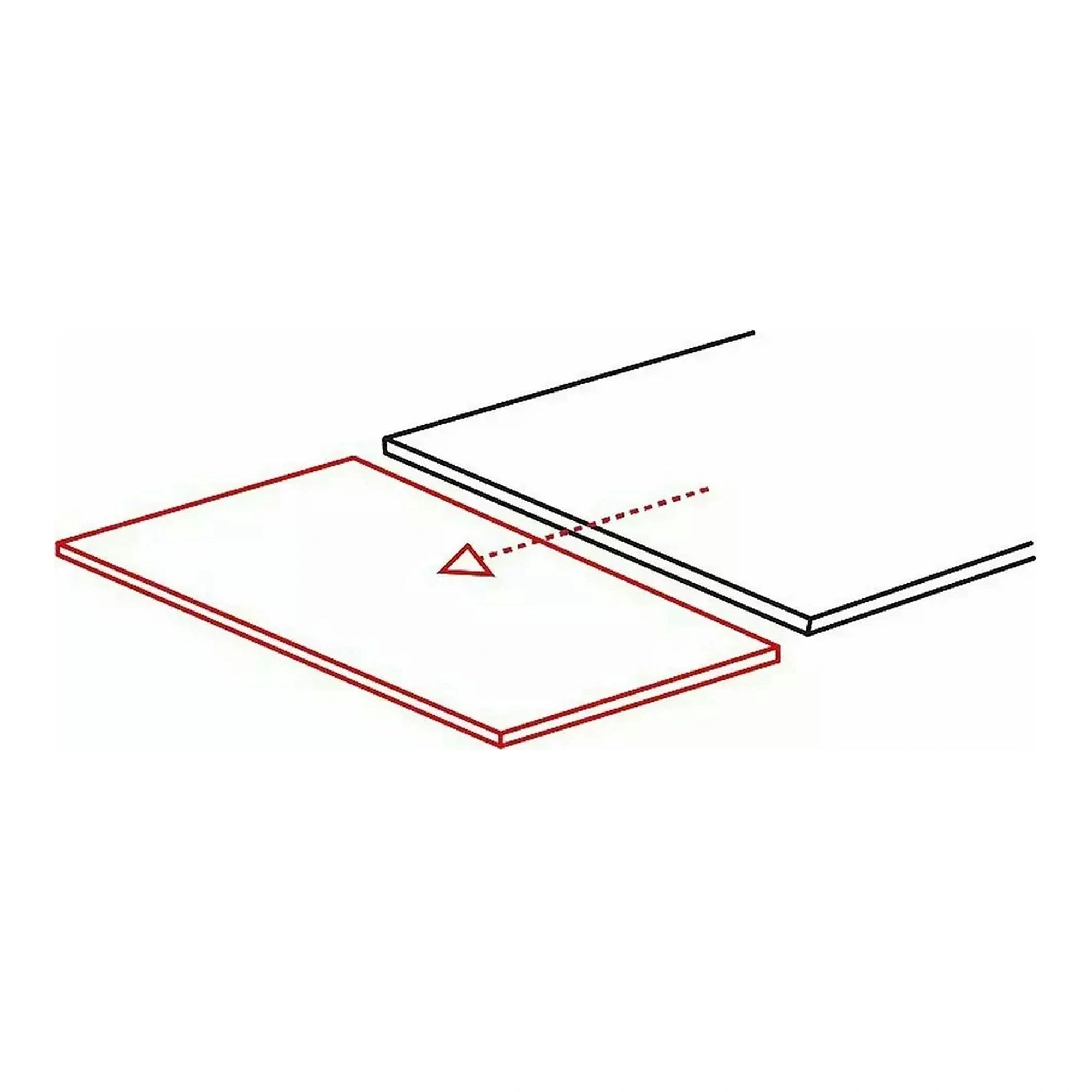 Masa extensibila SALVADORE CERAMIC II, gri/negru mat, sticla securizata/ceramica, 120/180x80x76 cm