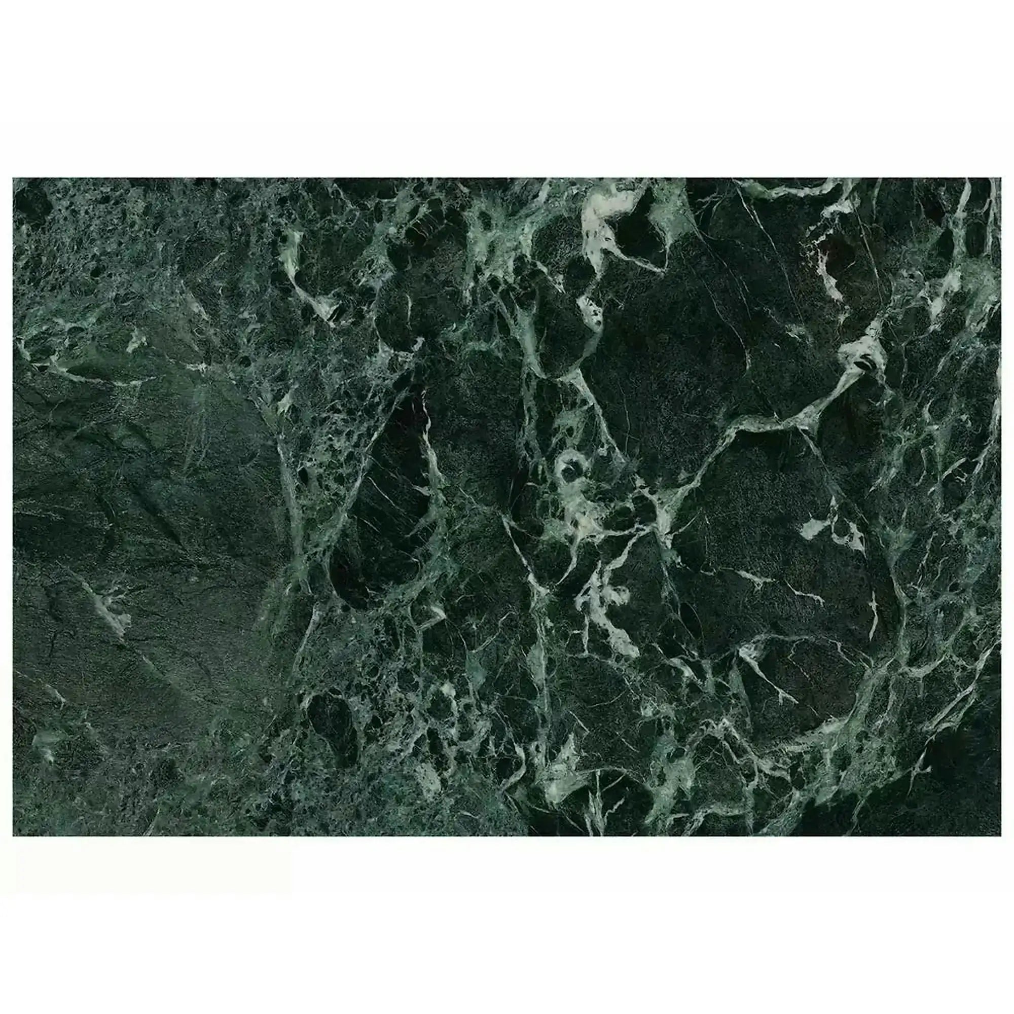 Masa extensibila SALVADORE, negru cu efect de marmura/negru, sticla/ceramica/metal, 160/240x90x77 cm