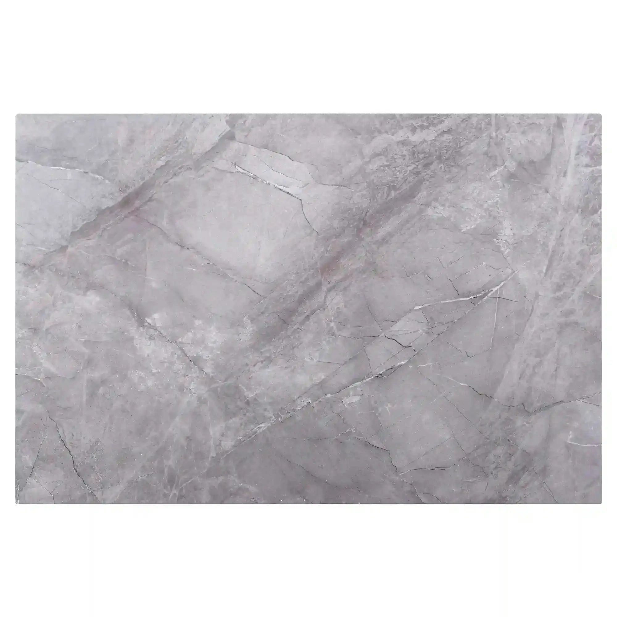 Masa extensibila SENTO, gri cu efect de marmura, ceramica/lemn, 120/180x80x76 cm