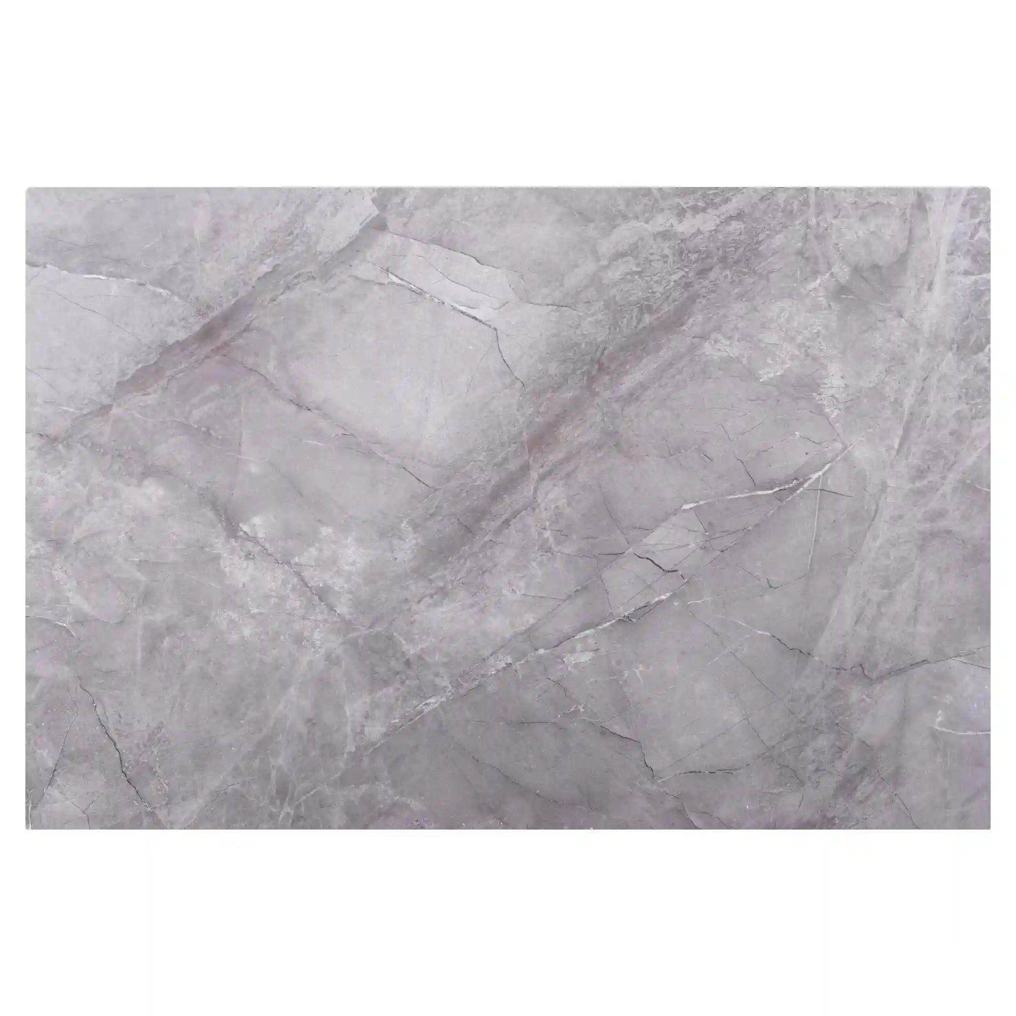 Masa extensibila SENTO, gri cu efect de marmura, ceramica/lemn, 120/180x80x76 cm