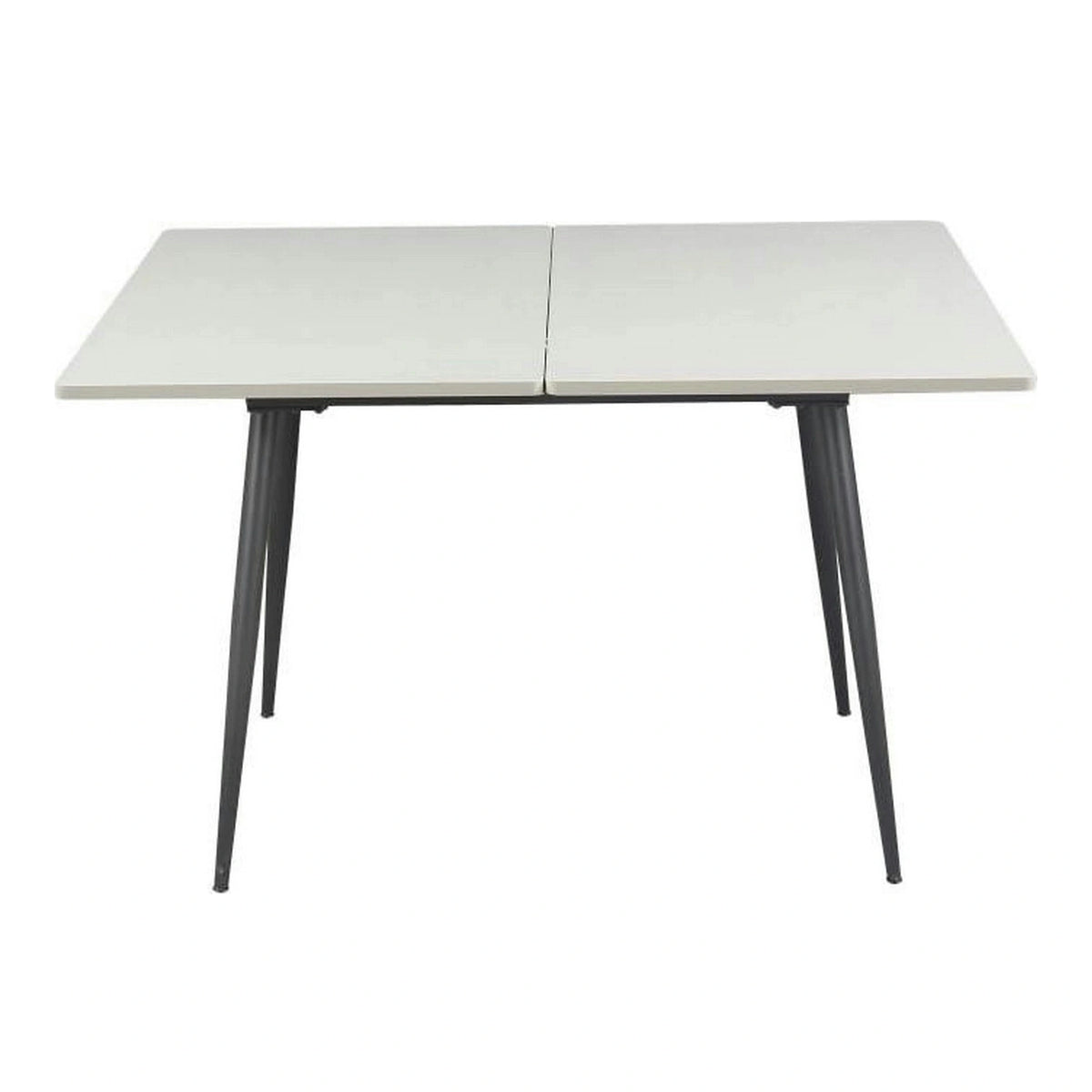 Masa extensibila SMART, alb/negru, 60/120x93x77 cm
