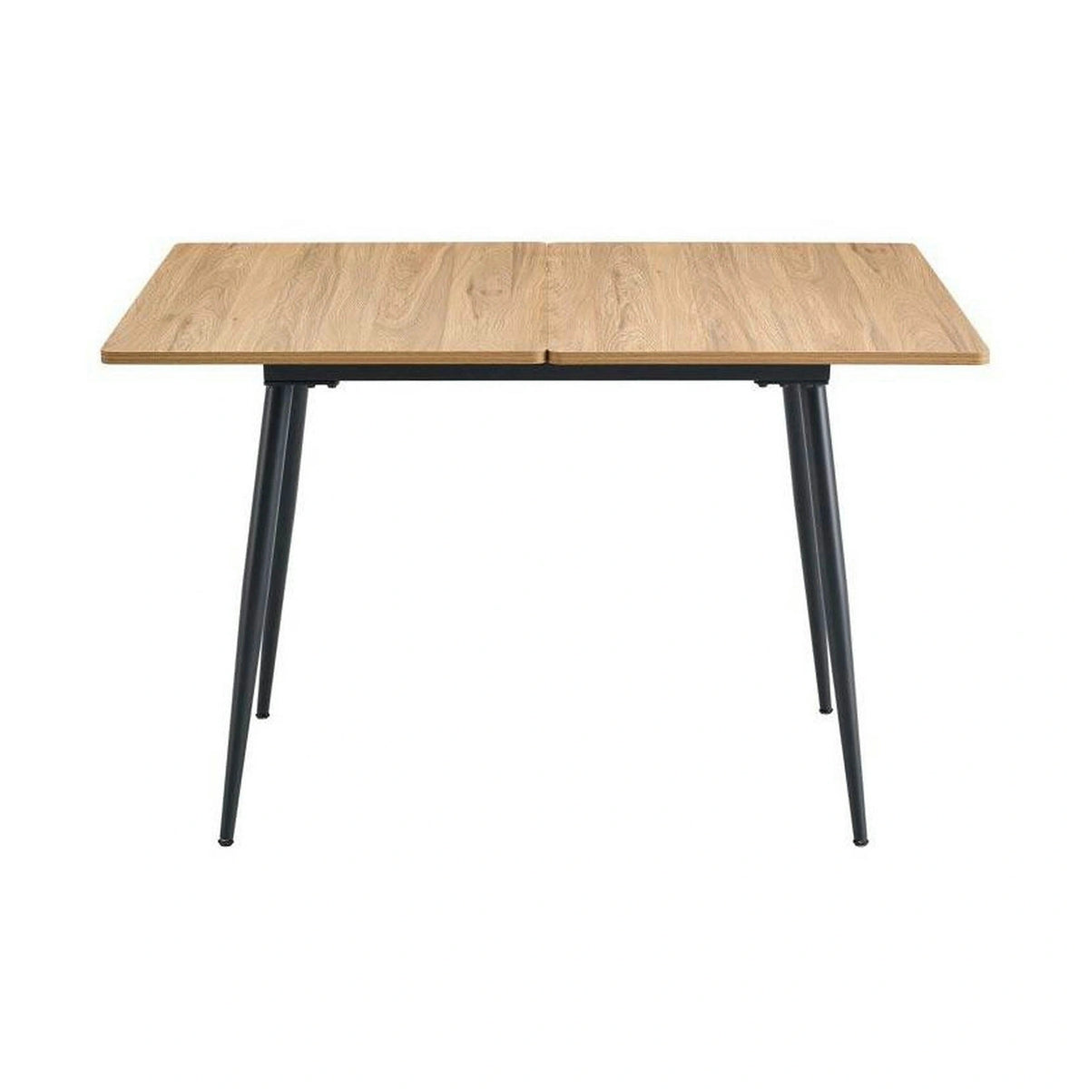 Masa extensibila SMART, stejar/negru, 60/120x93x77 cm