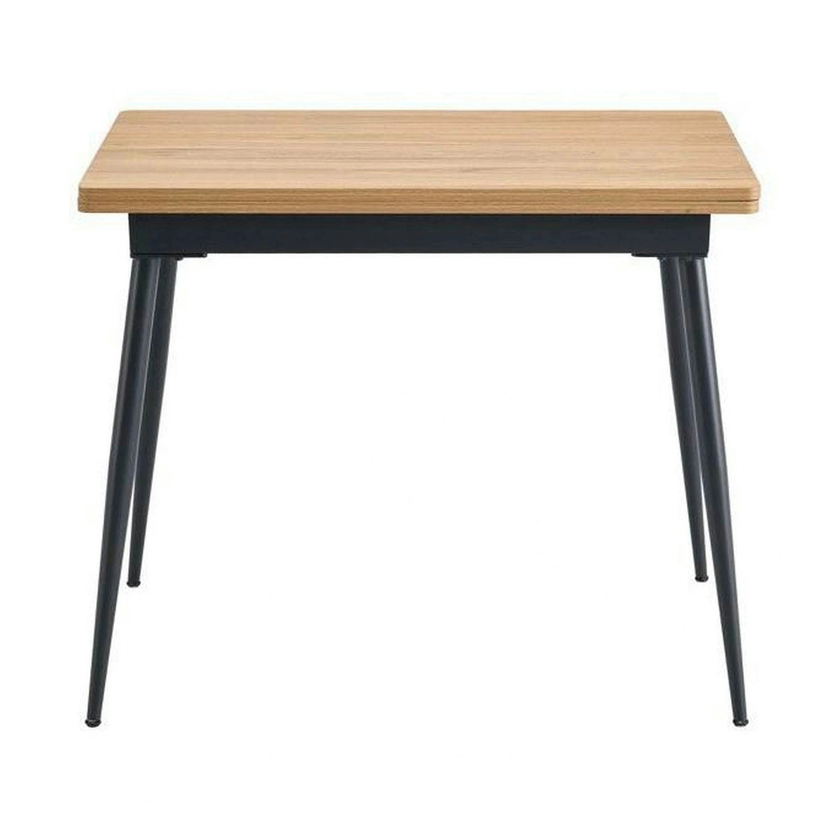 Masa extensibila SMART, stejar/negru, 60/120x93x77 cm