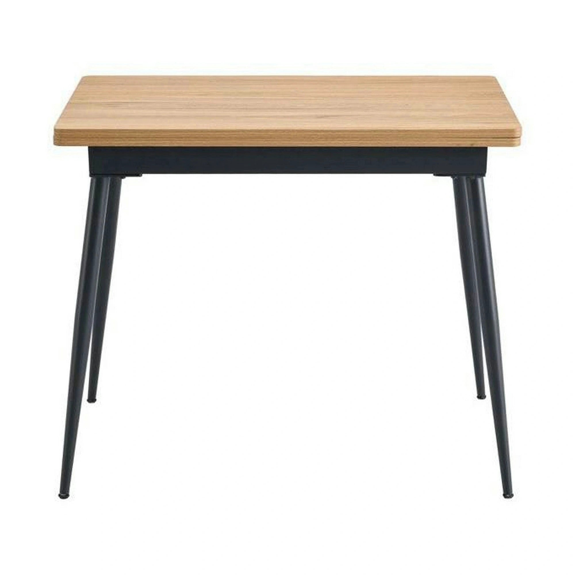 Masa extensibila SMART, stejar/negru, 60/120x93x77 cm