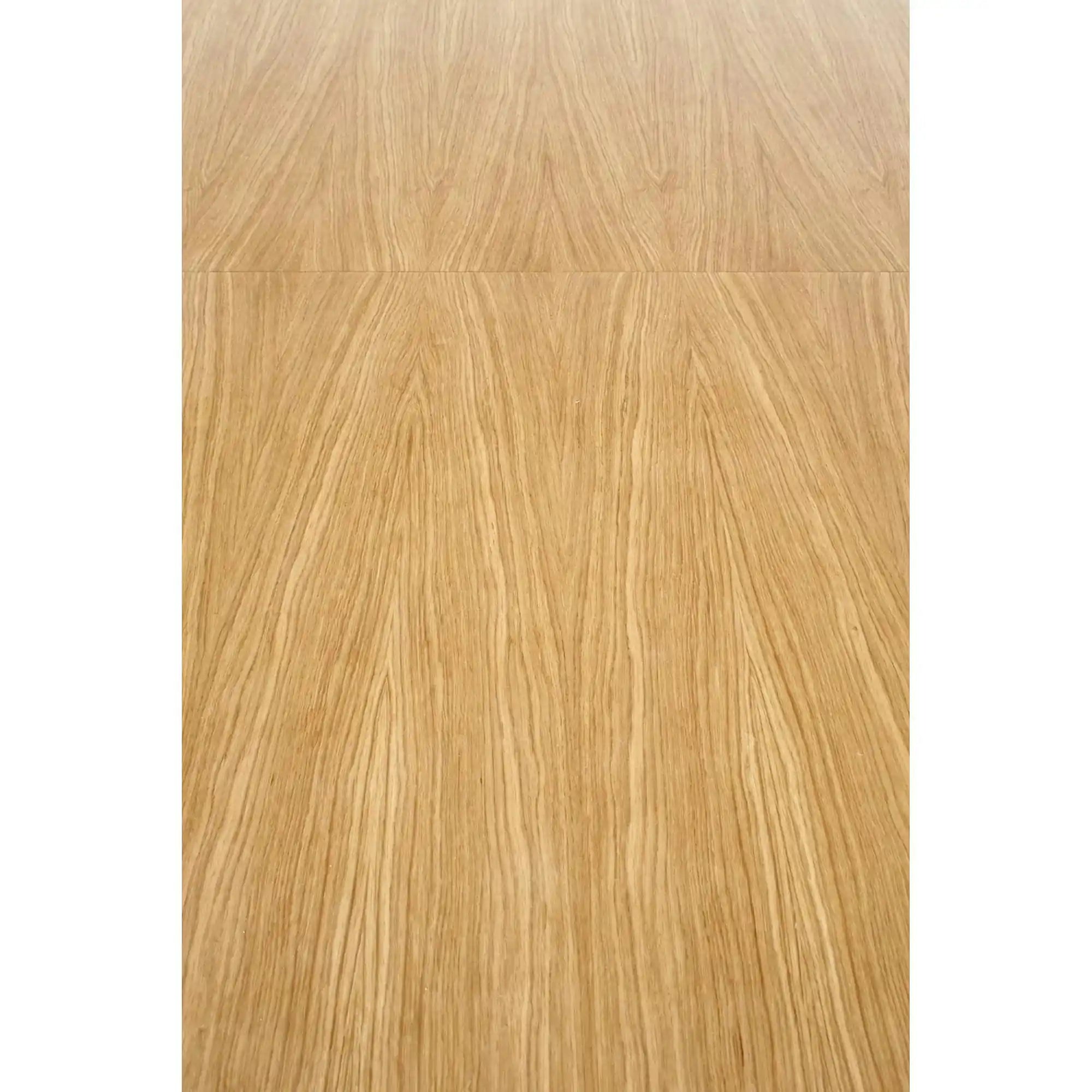 Masa extensibila SMART, stejar/negru, furnir/metal, 170/250x100x76 cm