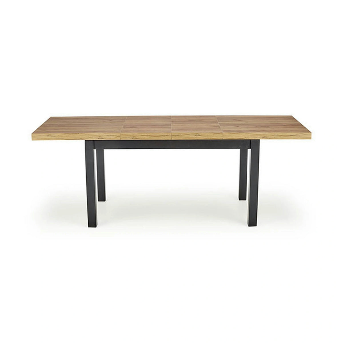 Masa extensibila TIAGO, stejar/negru, 140/220x80x76 cm