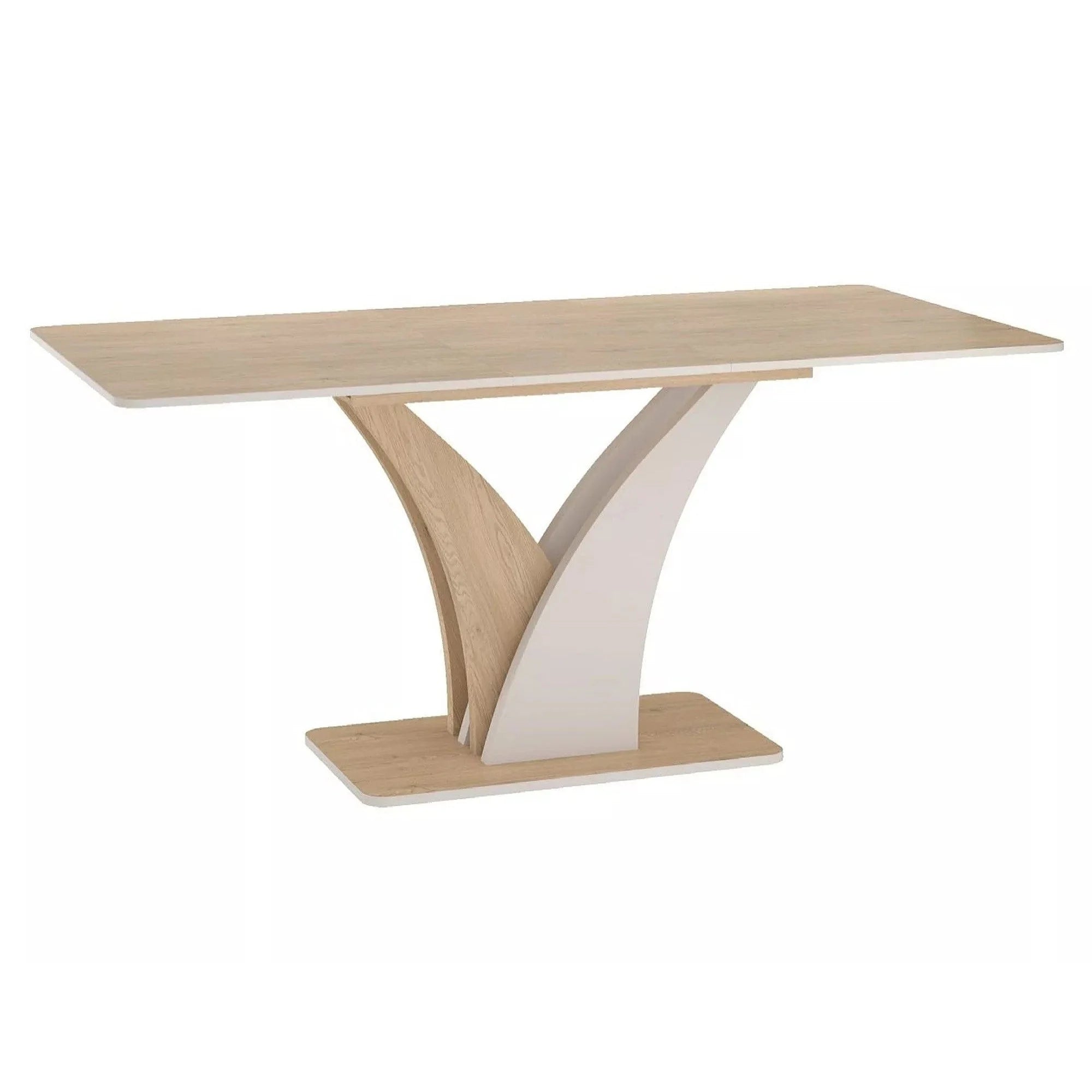 Masa extensibila VENTO, stejar/casmir, PAL laminat, 120/160x68x76 cm