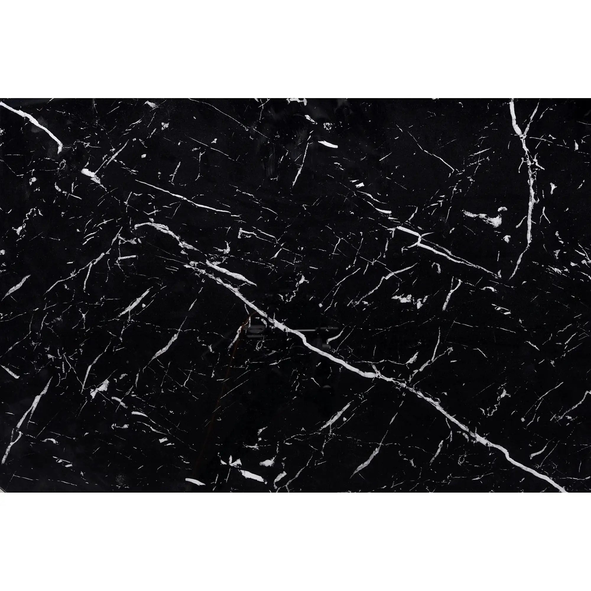 Masa extensibila VERTIGO, negru, sticla securizata/otel, 130/180x130x76 cm