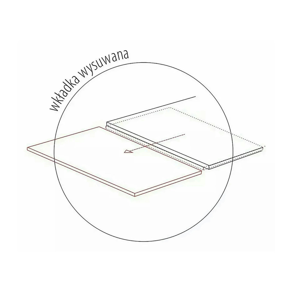 Masa extensibila WESTIN, negru, sticla/metal, 160-240x90x77 cm