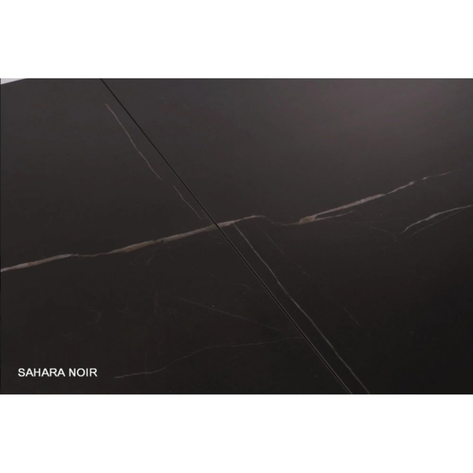 Masa extensibila WESTIN, negru, sticla/metal, 160-240x90x77 cm