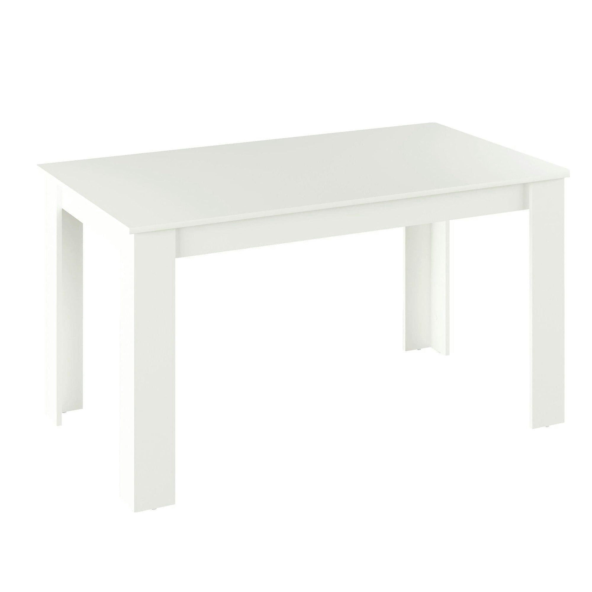 Masa GENERAL NEW, alb, DTD laminat, 140x80x75 cm