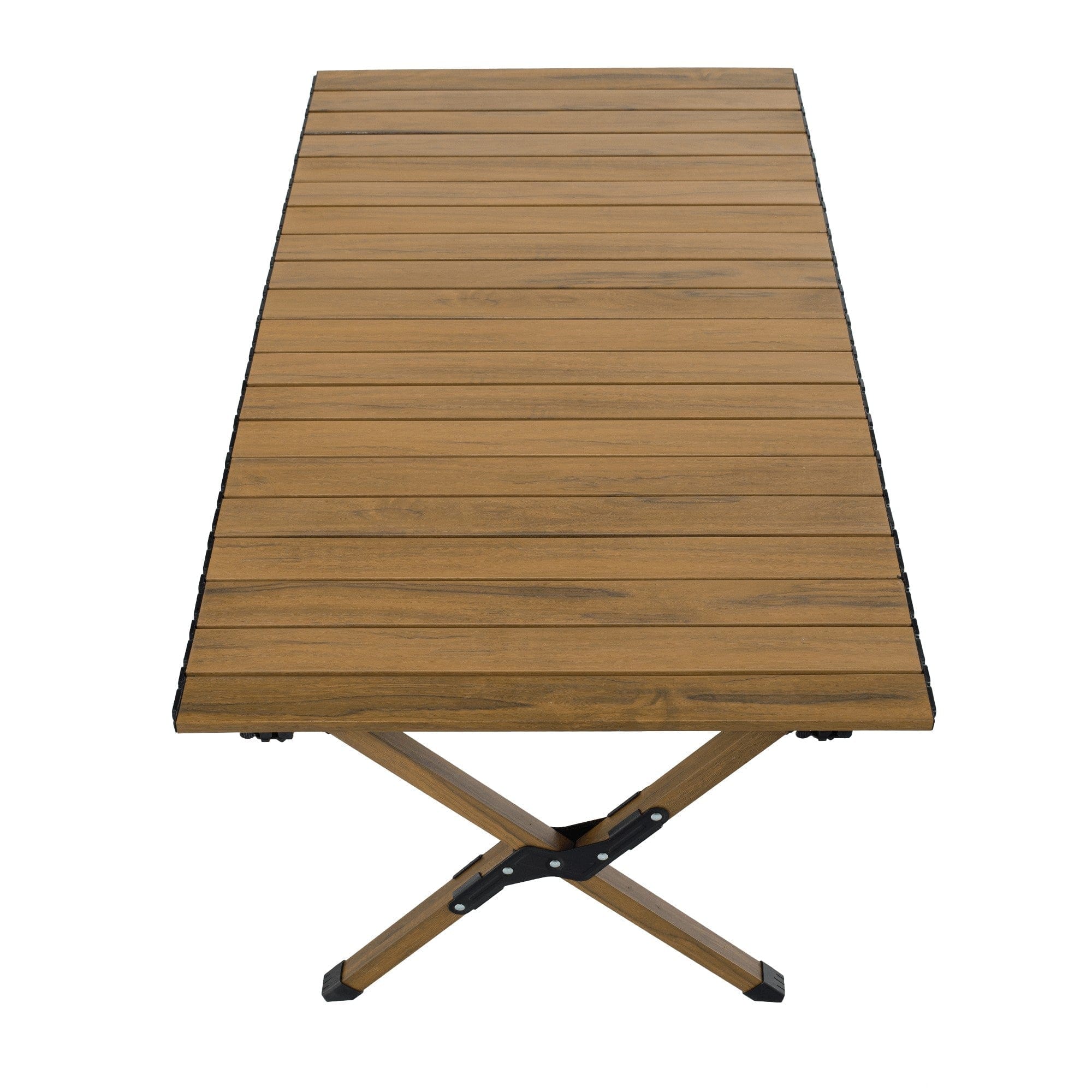 Masa gradina ARTUR, maro, otel, 120x60x48 cm