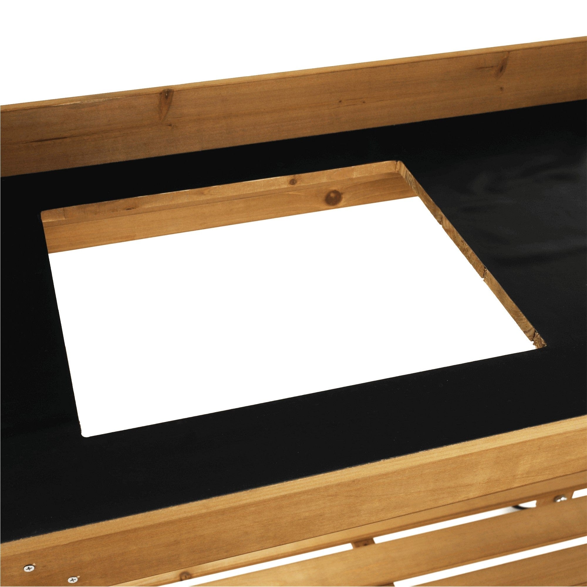 Masa gradina BARDY, stejar, lemn/polipropilena, 94x49x120 cm