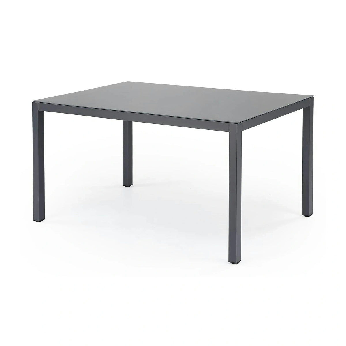Masa gradina HOVER, gri/gri antracit, sticla/metal, 150x90x75 cm