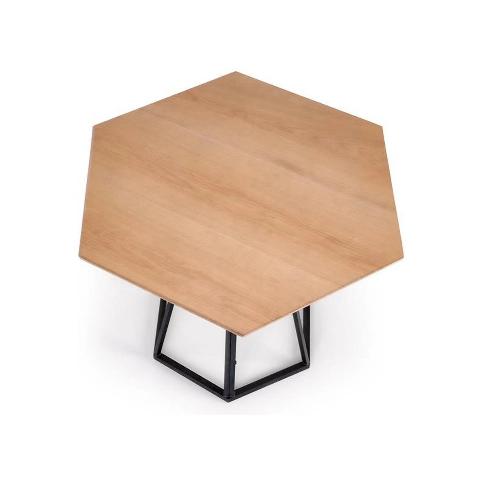 Masa HERMAN, stejar/negru, 110x95x77 cm