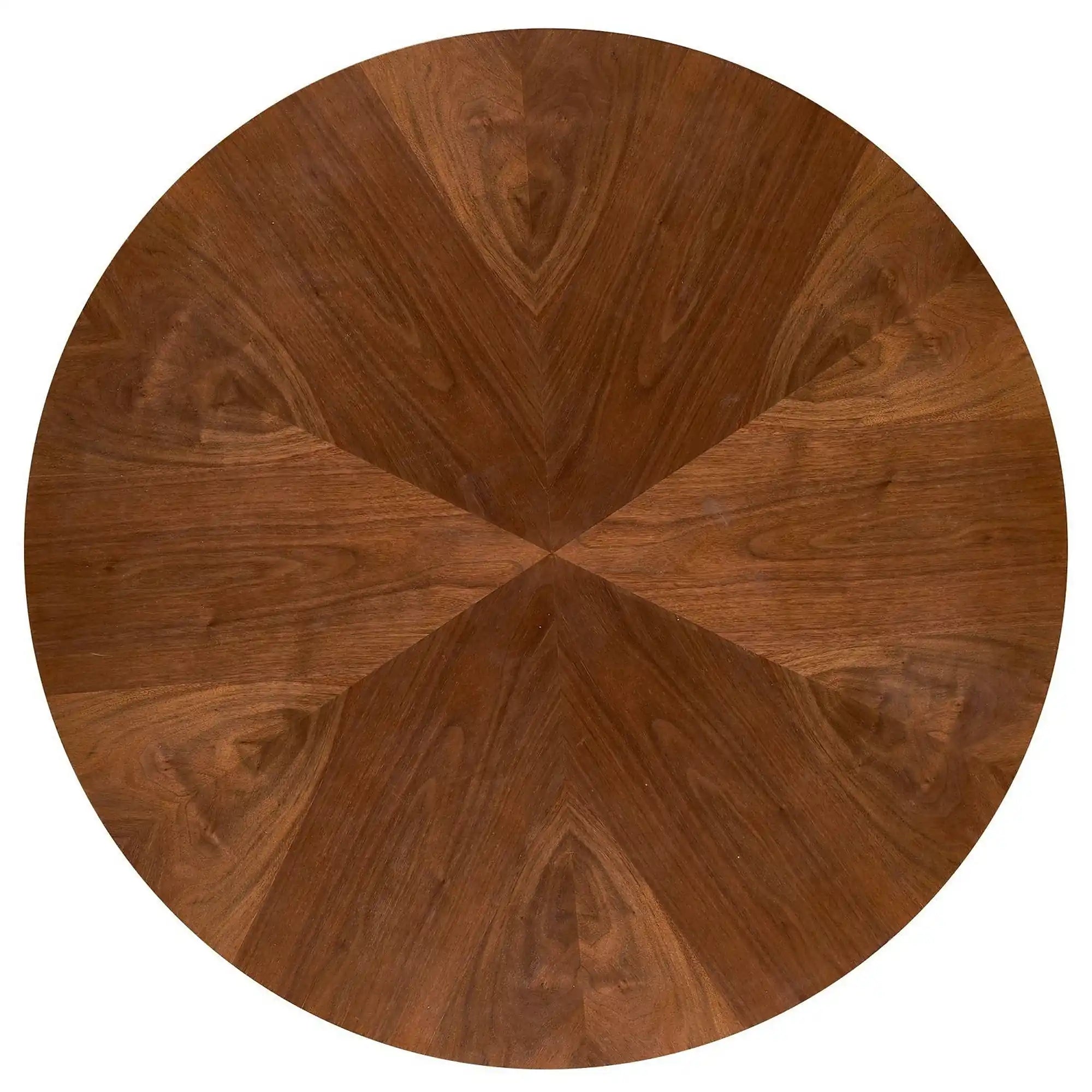 Masa HEVELIUS, nuc/negru, 130x77 cm