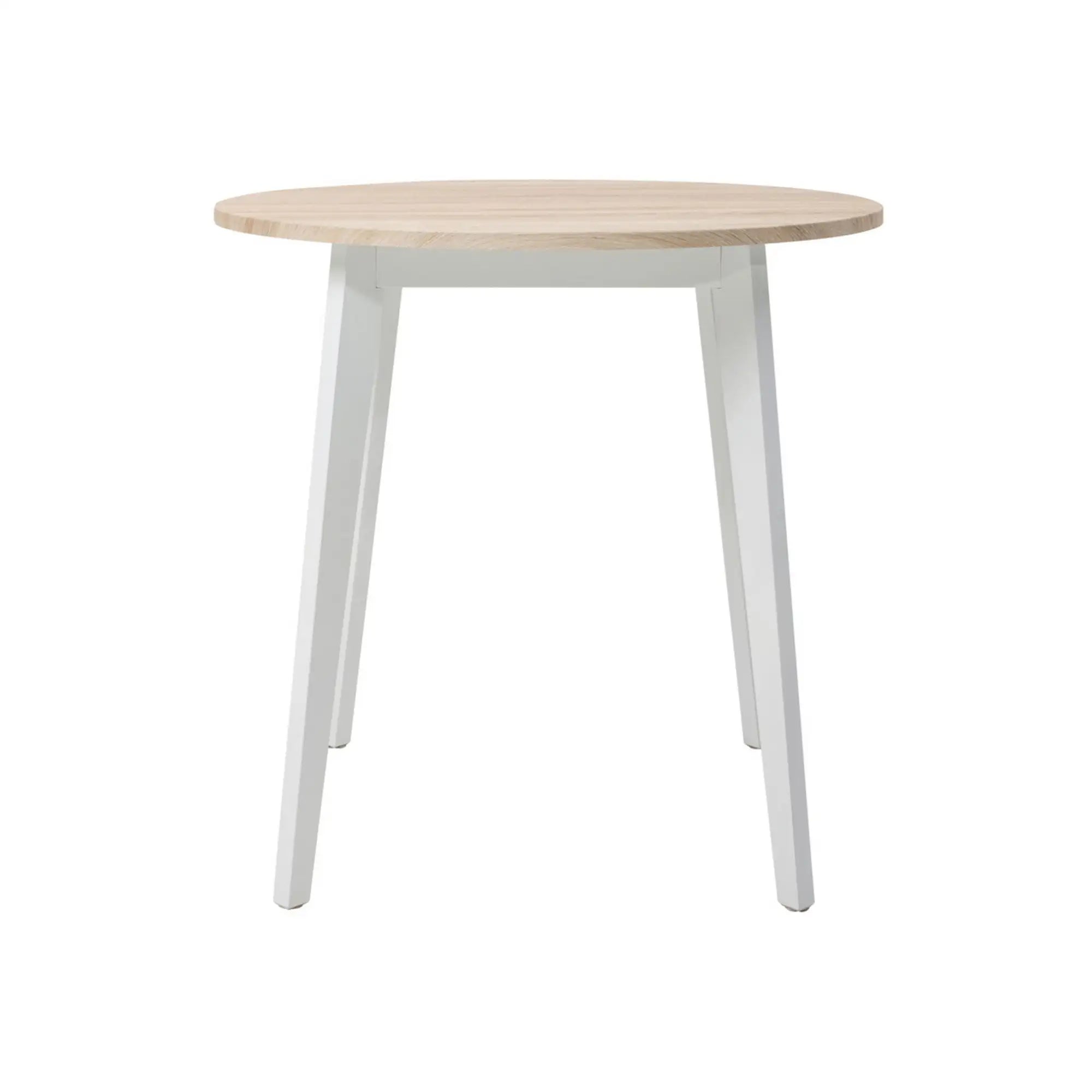 Masa KEITA, stejar sonoma/alb, lemn, 80x80x76 cm