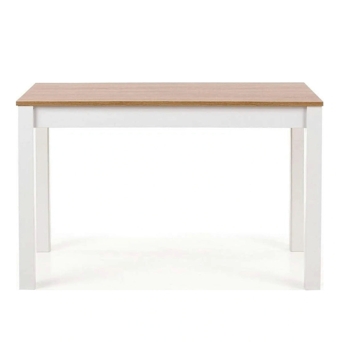 Masa KSAWERY, stejar/alb, PAL, 120x68x76 cm