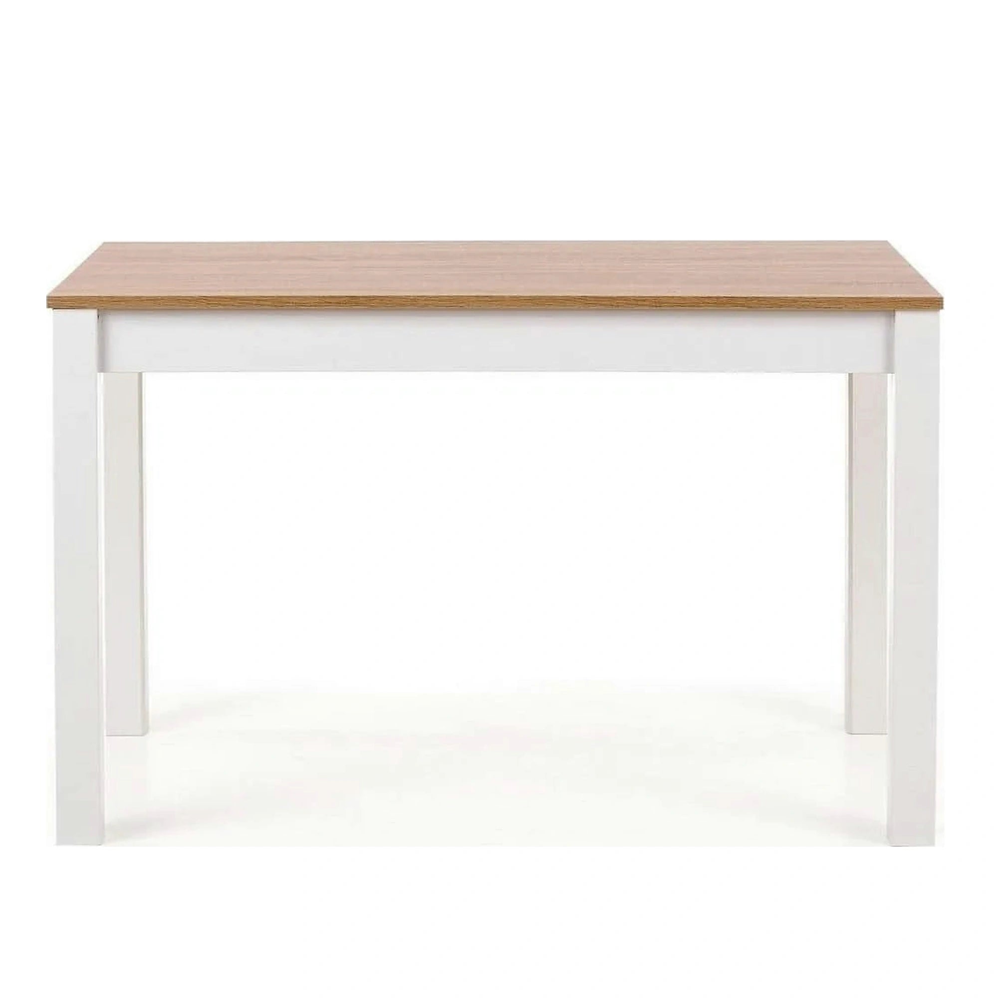 Masa KSAWERY, stejar/alb, PAL, 120x68x76 cm