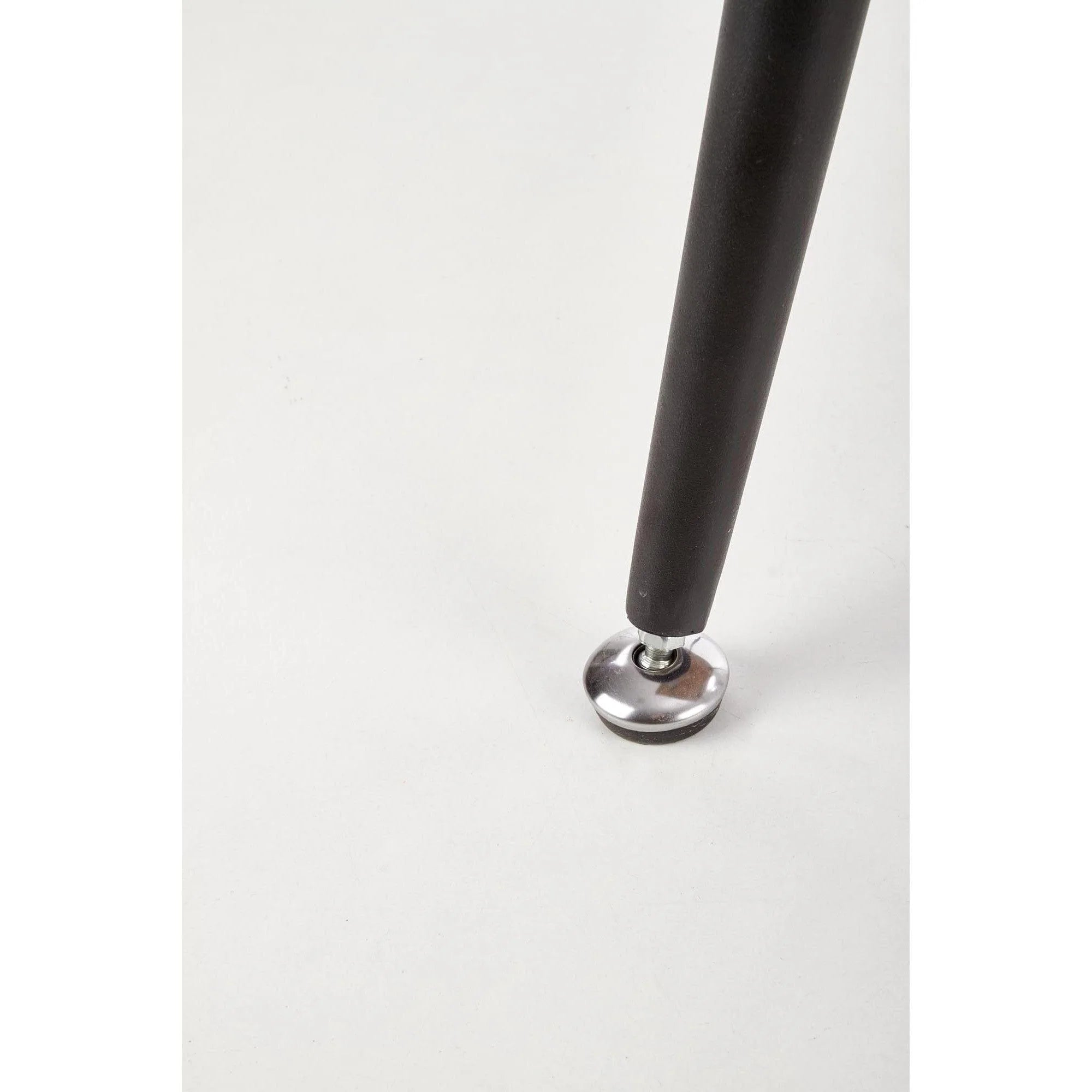 Masa LARSON, stejar natural/negru, 120x80x77 cm