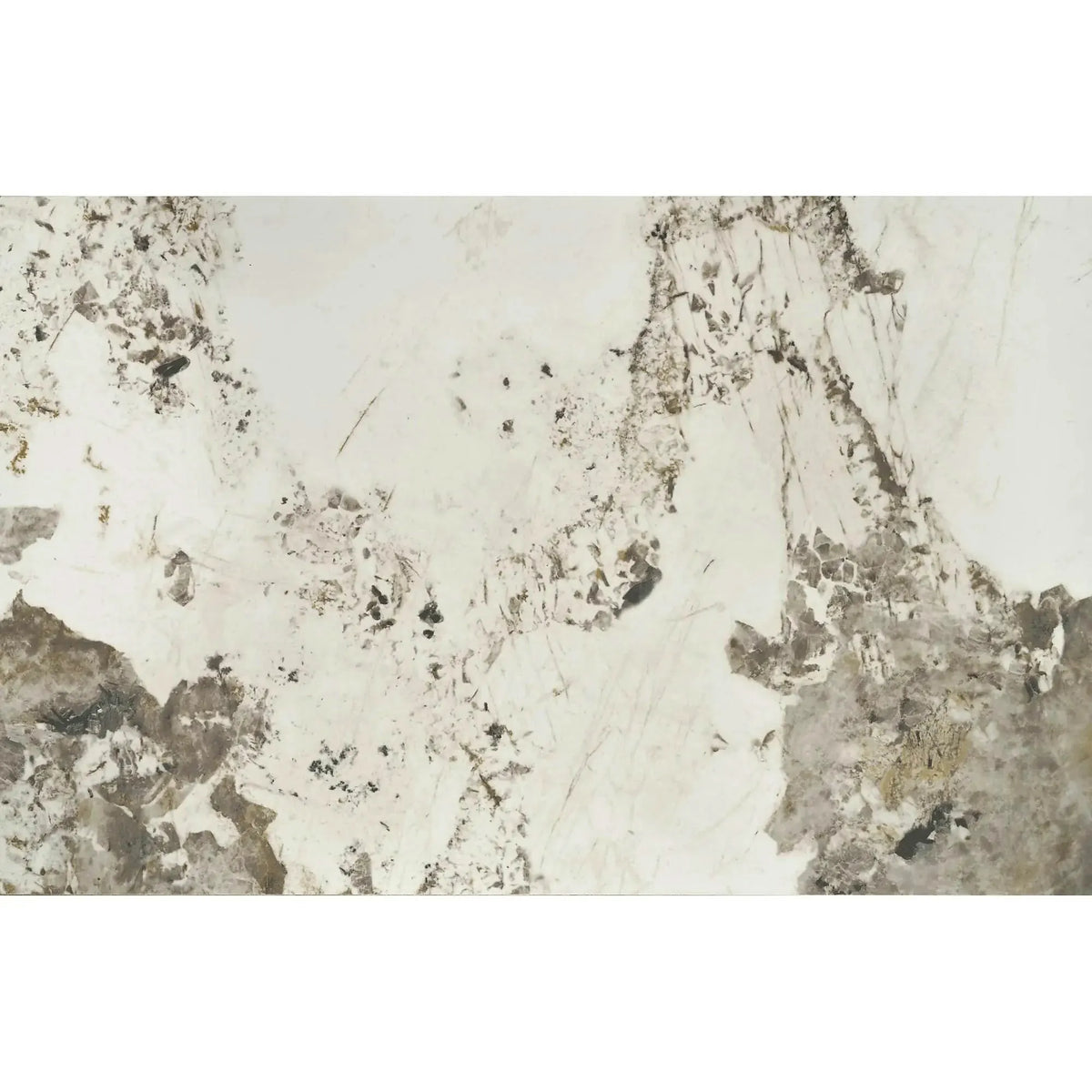 Masa living 10 persoane HILARIO, bej/negru, piatra sinterizata/metal, 180/260x90x75 cm