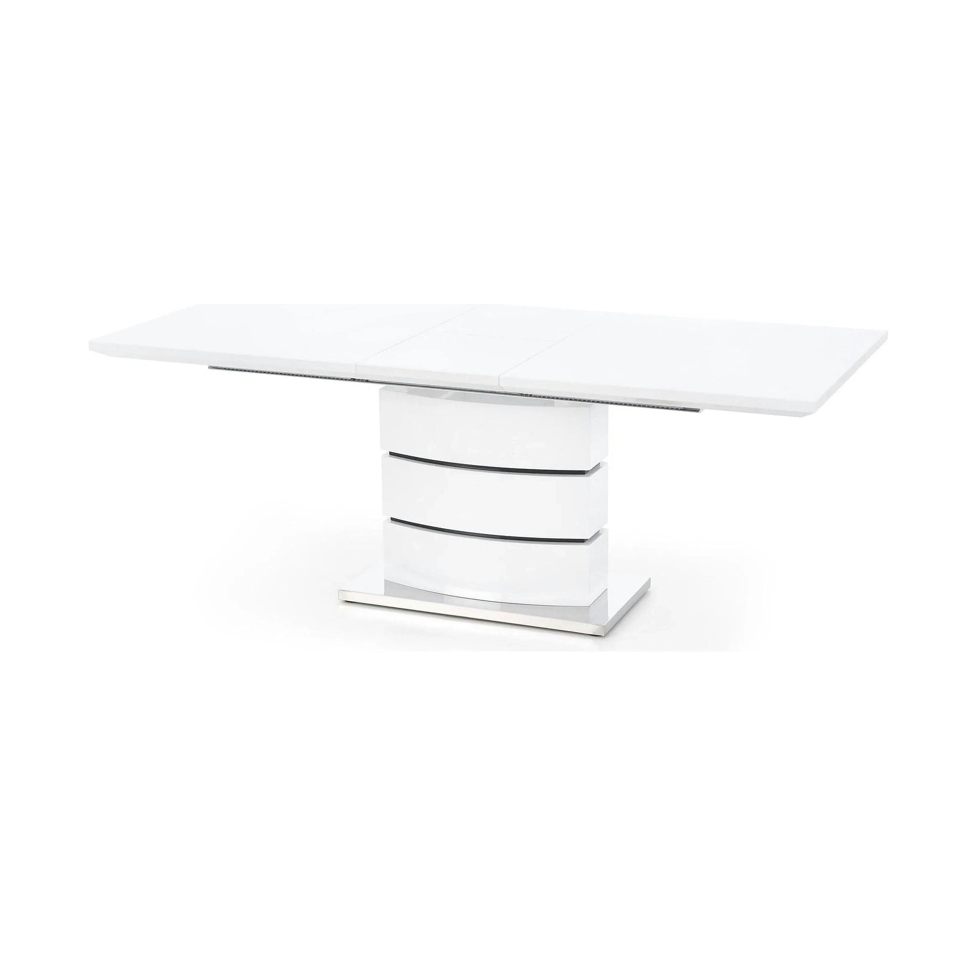 Masa living extensibila NOBEL, alb, 160/200x90x75 cm