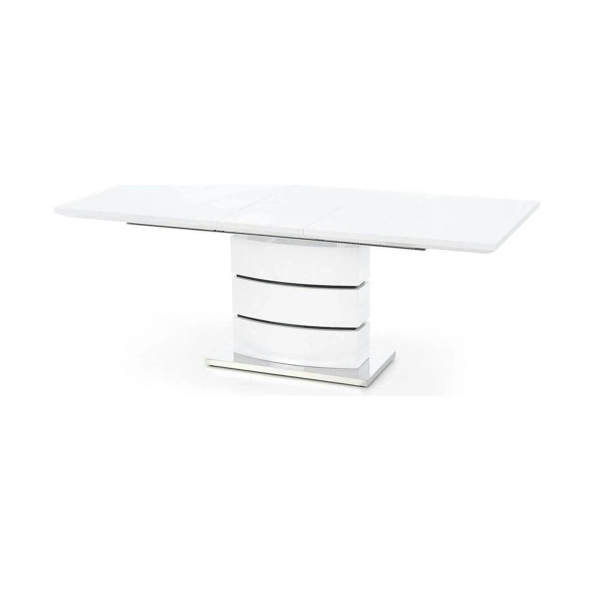 Masa living extensibila NOBEL, alb, 160/200x90x75 cm